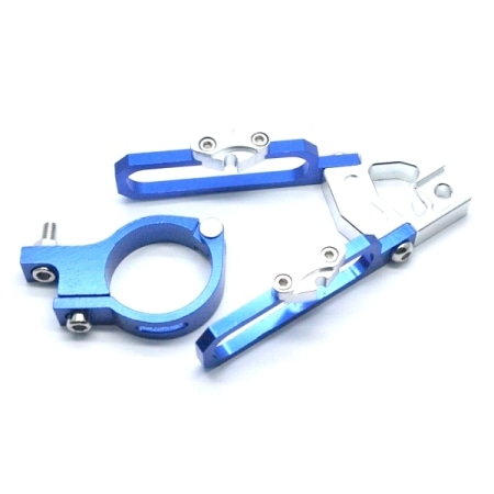 KLEMAN SELANG REM KOMPLIT CNC BLUE